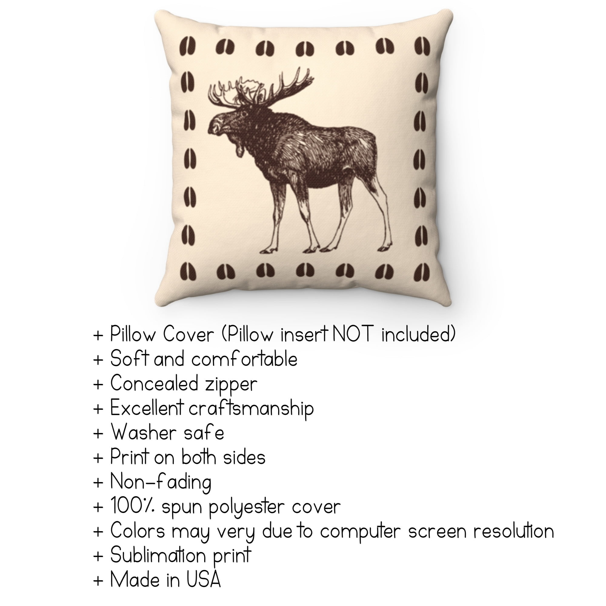 Moose throw pillow best sale